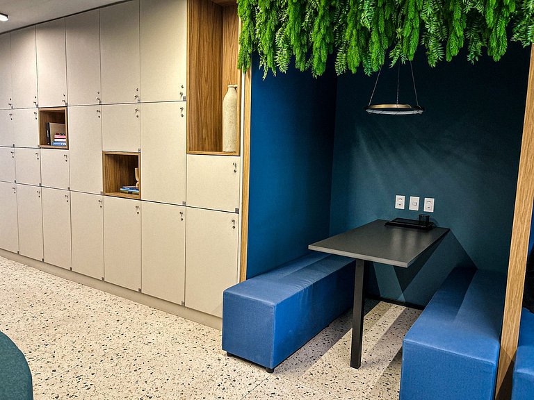 Studio Charmoso com Piscina Rooftop