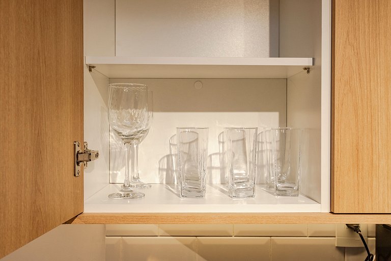 Charmoso Studio c/ Rooftop, Sauna e Academia