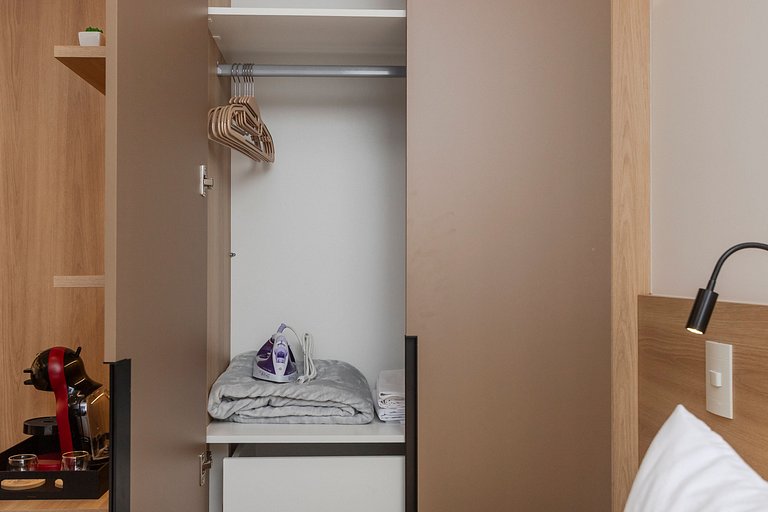 Charmoso Studio c/ Rooftop, Sauna e Academia