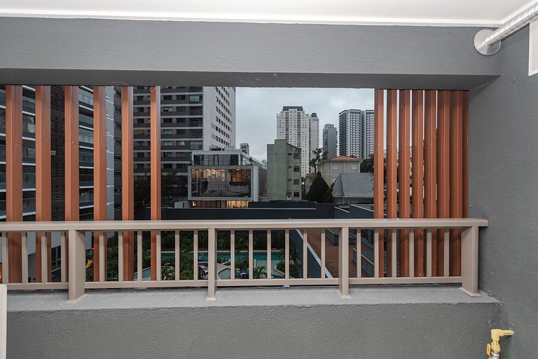 Charmoso Studio c/ Rooftop, Sauna e Academia