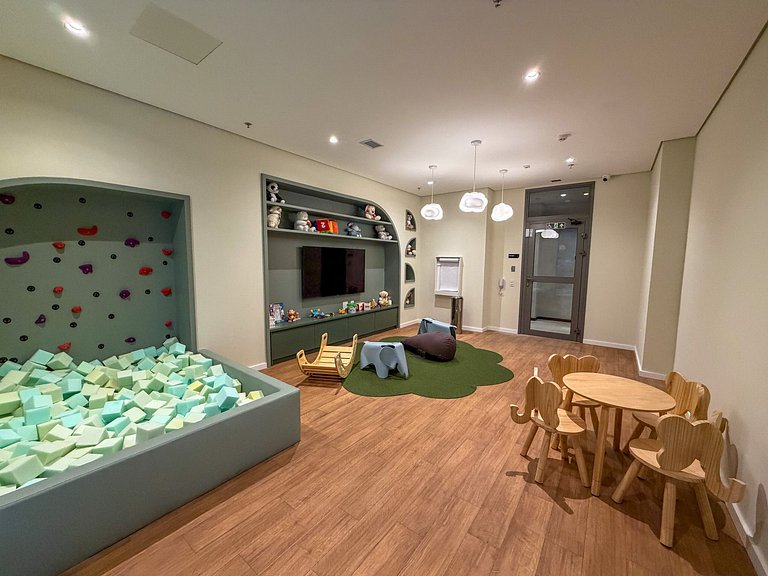 Charmoso Studio c/ Rooftop, Sauna e Academia