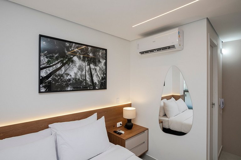 Studio Moderno | Rooftop, Academia e Sauna