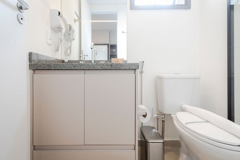 Studio Moderno | Rooftop, Academia e Sauna
