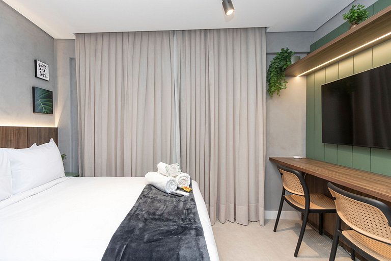 Mirante Studio | 24º Andar, Rooftop and Sauna