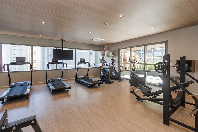 Grand Studio com Living | Lazer & Piscina