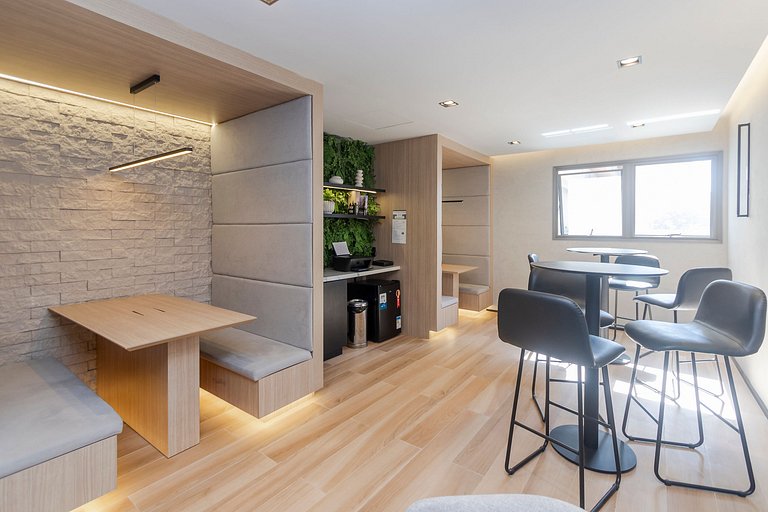 Grand Studio com Living | Lazer & Piscina