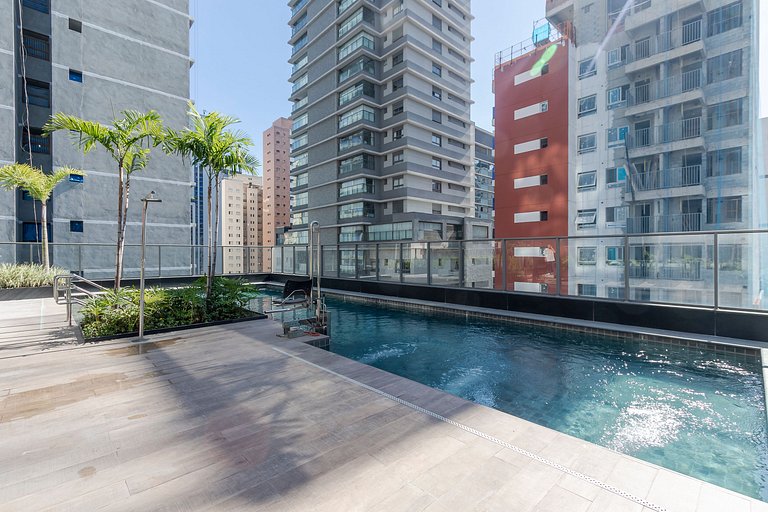 Grand Studio com Living | Lazer & Piscina