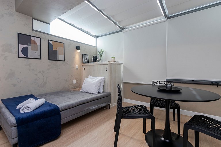 Grand Studio com Living | Lazer & Piscina