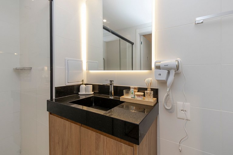 Grand Studio com Living | Lazer & Piscina