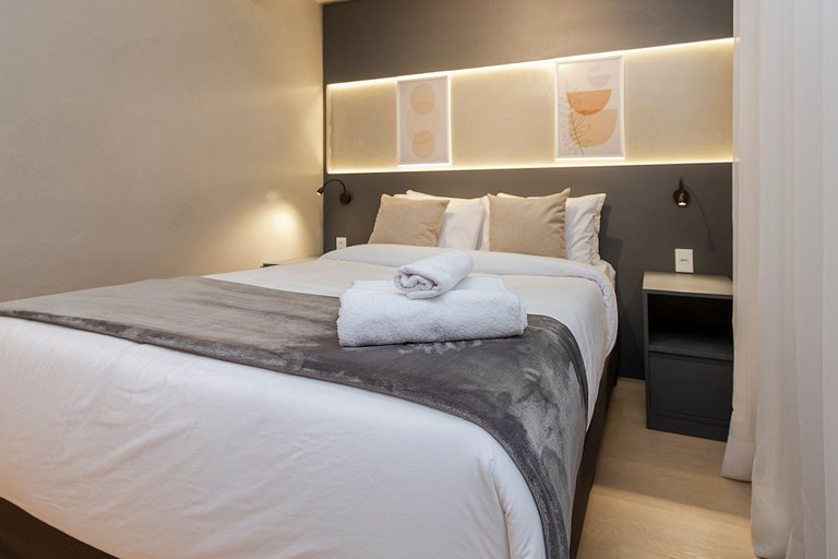 Grand Studio com Living | Lazer & Piscina