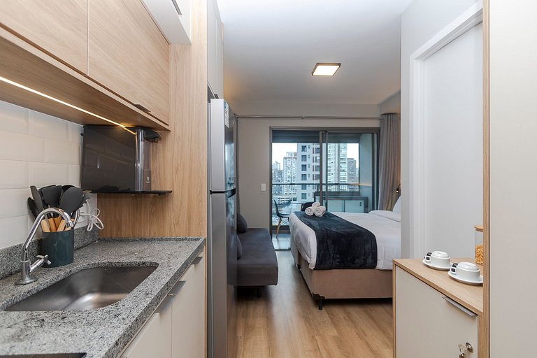 Aurora Brooklin | Home Office c/ Vista da Cidade
