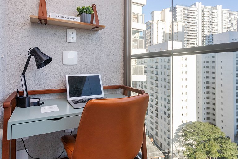 Aurora Brooklin | Home Office c/ Vista da Cidade