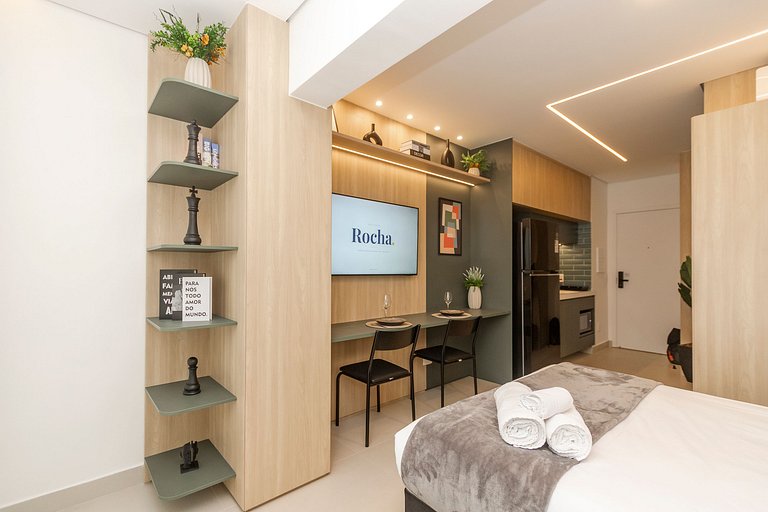 Movi Studio c/ Piscina, Academia e Coworking