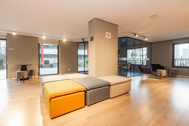 Movi Studio c/ Piscina, Academia e Coworking
