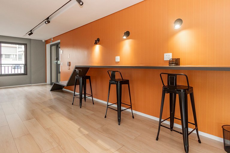 Movi Studio c/ Piscina, Academia e Coworking