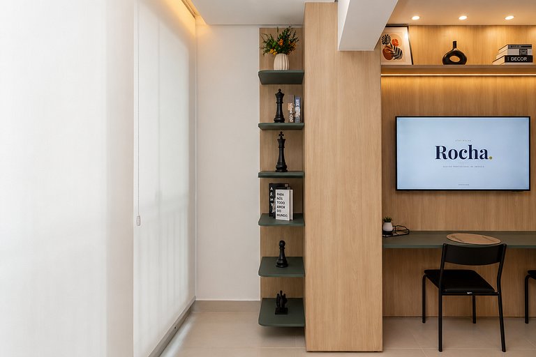 Movi Studio c/ Piscina, Academia e Coworking