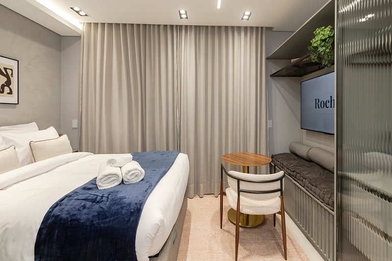 Prime Studio c/ Piscina Rooftop | Ibira e Paulista
