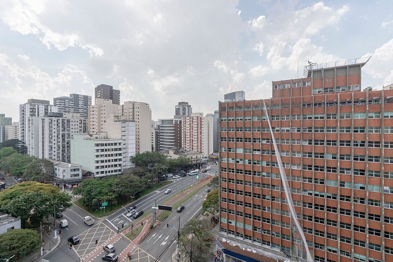 Prime Studio c/ Piscina Rooftop | Ibira e Paulista